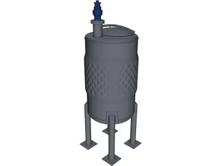 Wine Fermenter 3D Model preview