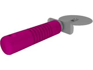 Pizza Cutter 3D Model preview