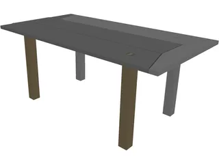 Coffee Table 3D Model preview