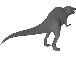Spinosaurus Toy 3D Model preview