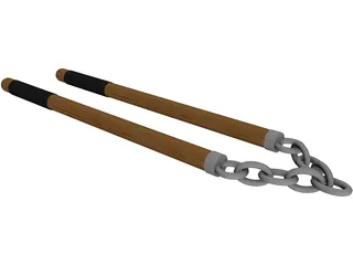 Nunchucks 3D Model preview