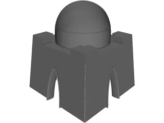 Mazar-e-Quiad 3D Model preview
