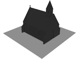 Scotish Chapel 3D Model preview