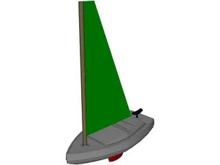 Vacuum Formed Model Boat 3D Model preview