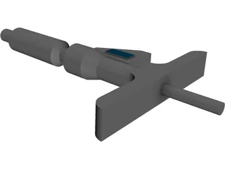 Depth Micrometer 3D Model preview