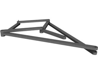 Peaucellier Linkage 3D Model preview