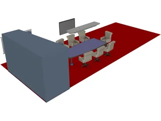 Conference Room 3D Model preview