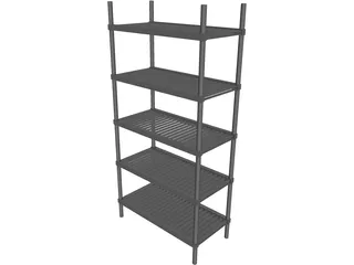 Advanced Tabco EC-1836 Storage Cabinet 3D Model preview
