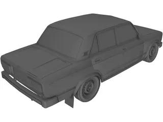 VAZ 2105 3D Model preview