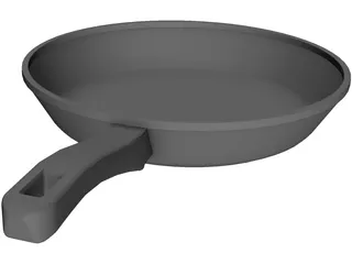 Frying Pan 3D Model preview