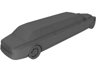 Rolls-Royce Phantom Limo (2003) 3D Model preview