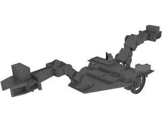 Robot - Autonomous Construction Vehicle 3D Model preview