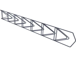 Bike Rack 3D Model preview