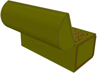 Treasure Chest 3D Model preview