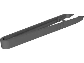 Hospital Tweezer 3D Model preview