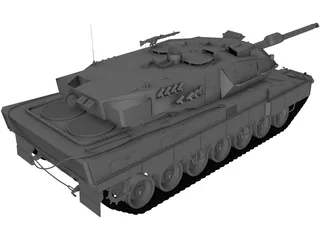 Leopard 2A6 3D Model preview