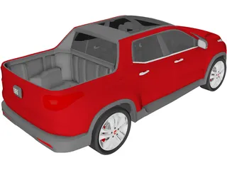 Fiat Toro 3D Model preview