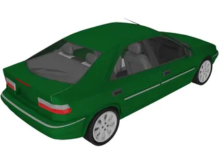 Citroen Xantia (2001) 3D Model preview