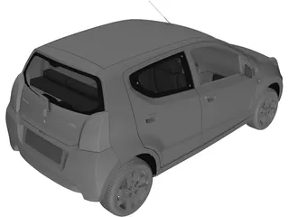 Suzuki Alto A-Star (2009) 3D Model preview