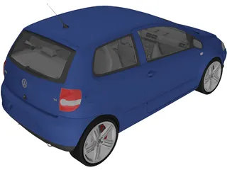 Volkswagen Fox (2005) 3D Model preview