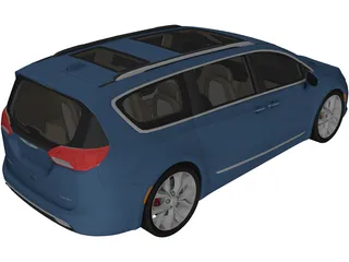 Chrysler Pacifica (2017) 3D Model preview