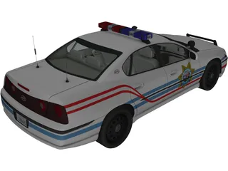 Chevrolet Impala Highway Patrol 3D Model preview
