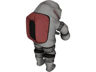 Diving Suit 3D Model preview