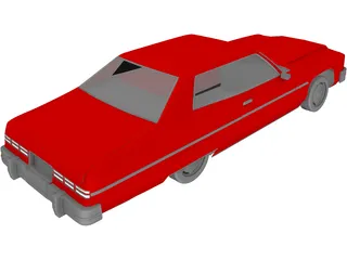 Chevrolet Caprice (1975) 3D Model preview