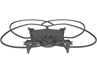 Quadrocopter Body 3D Model preview