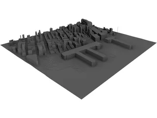 Hudson Yards 3D Model preview