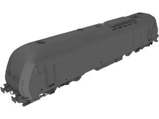 ER20 Locomotive 3D Model preview