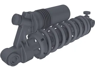 Shock Absorber DNM Burner RCP 3D Model preview