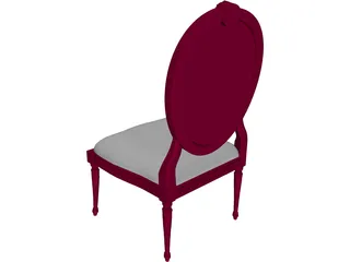 Classic Chair 3D Model preview