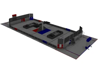 FRC 2018 Stadium 3D Model preview