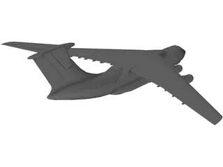 Ilyushin IL-76 Candid 3D Model preview