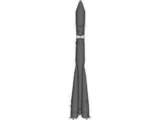 Vostok 1 3D Model preview