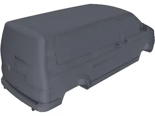 Volkswagen Transporter T5 3D Model preview