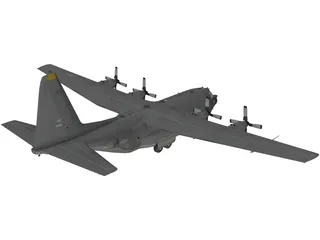 Lockheed AC-130 Spooky 3D Model preview