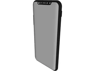 Apple Iphone X 3D Model preview