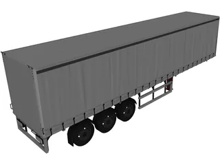 Trailer 3D Model preview