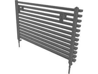 Aestus Radiator 3D Model preview
