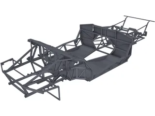 Lamborghini Diablo/Murcielago Kit-Car Chassis 3D Model preview
