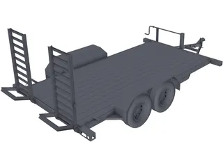 Trailer 3D Model preview