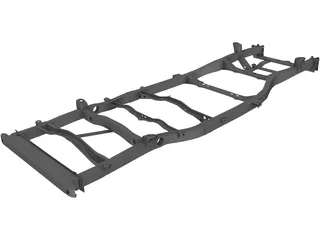 Range Rover Chassis (2010) 3D Model preview