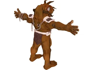 Monster 3D Model preview