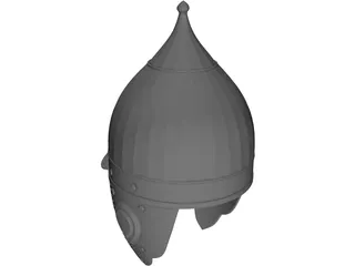 Russian Knight Helmet 3D Model preview