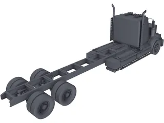 Western Star 4900SF (LWB) 3D Model preview