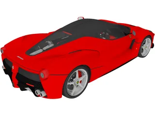 Ferrari LaFerrari 3D Model preview
