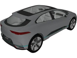 Jaguar I-Pace Concept 3D Model preview