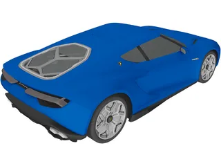 Lamborghini Asterion Concept (2014) 3D Model preview